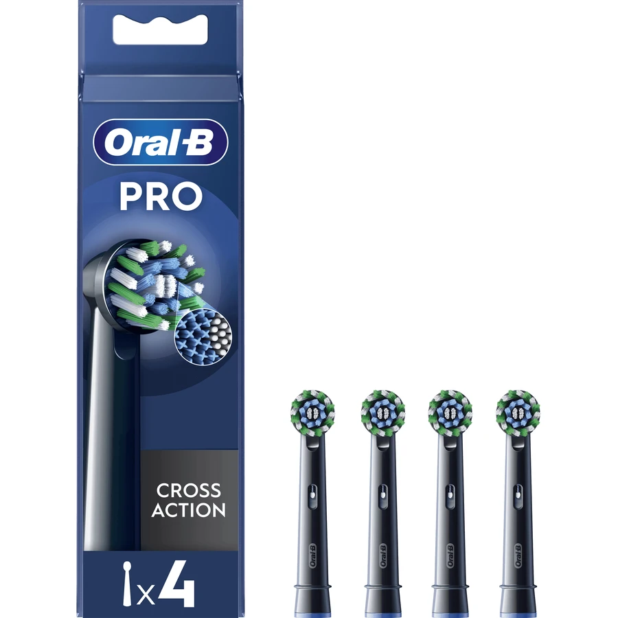 Насадки для щеток Oral-B Pro Cross Action Black 4 шт.: цены и характеристики
