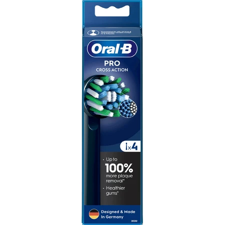 Насадки для щеток Oral-B Pro Cross Action Black 4 шт.: цены и характеристики