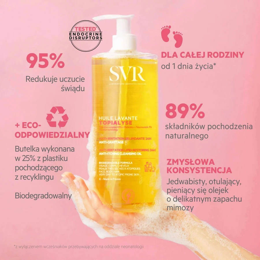 SVR Topialyse Huile Lavante, Біорозкладна олія для очищення та прийняття ванн, 400 мл: ціни та характеристики