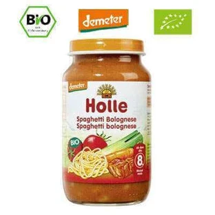 Пюре Эко Спагетти с говядиной, +8 месяцев, 220 г, Holle Baby Food