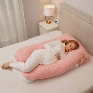 Подушка для вагітних 3 в 1 Maxim, лососева рожева, Twindeco