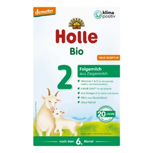 Holle Bio 2, последующее молоко на основе козьего молока, с 6 месяцев, 400 г