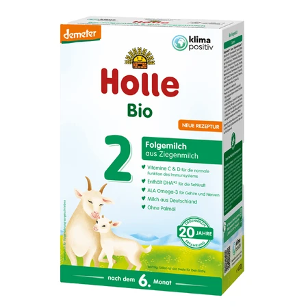 Holle Bio 2, последующее молоко на основе козьего молока, с 6 месяцев, 400 г: цены и характеристики