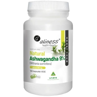 Aliness Natural Ашваганда 9%, 100 капсул