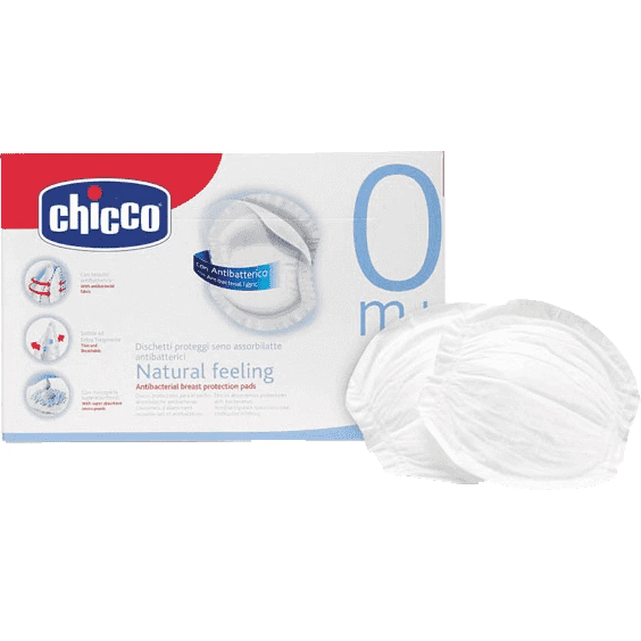 Chicco Антибактериальные тампоны для бюстгальтера 30 шт.: цены и характеристики
