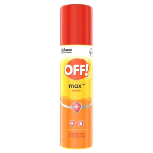 OFF! Max, спрей от комаров и клещей, с икаридином 16%, 100 мл