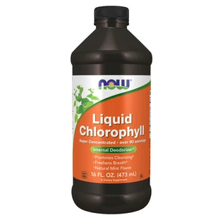 Now Foods Liquid Chlorophyll, хлорофіл в рідині, 437 мл