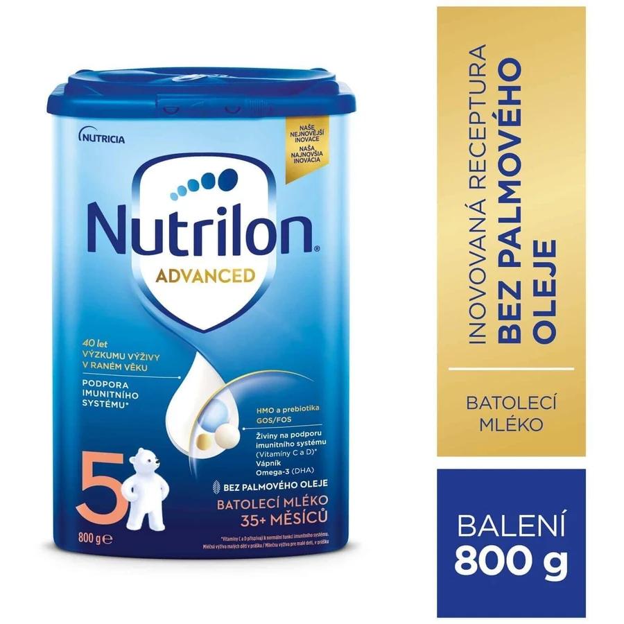 Nutrilon 5 Advanced 800 г: ціни та характеристики