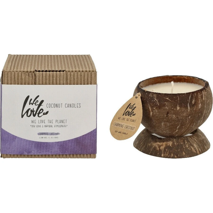 WE LOVE THE PLANET SOY CANDLE KO C.COCO 190G 1×190г, соєва свічка: ціни та характеристики