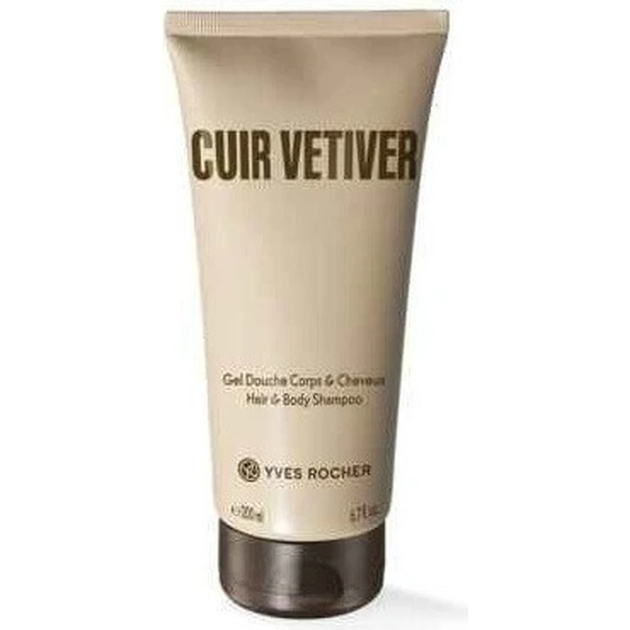 Yves Rocher Cuir Vetiver Shg Body & Hair 1×200 мл, гель для душу: ціни та характеристики