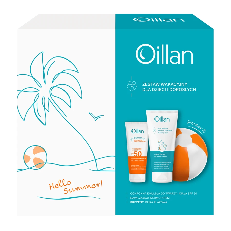 Oillan Sun Holiday Set SPF50 эмульсия 100 мл + крем 200 мл: цены и характеристики
