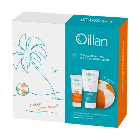 Oillan Sun Holiday Set SPF50 эмульсия 100 мл + крем 200 мл: цены и характеристики