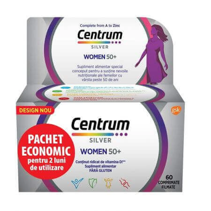 Centrum Silver 50+ для жінок, 60 таблеток: ціни та характеристики