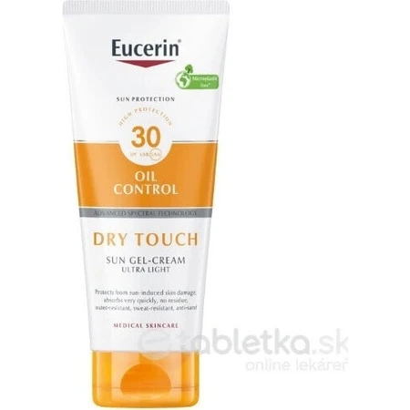 Eucerin SUN OIL CONTROL DRY TOUCH SPF 30 1×200 мл, сонцезахисний гель-крем: ціни та характеристики