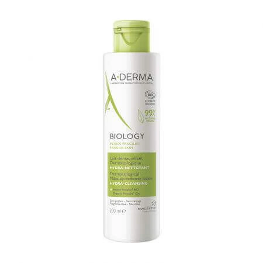 A-Derma Biology Увлажняющее очищающее молочко 200 мл: цены и характеристики