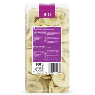 Bio Planet, сушеные яблочные кольца Bio, 100 г