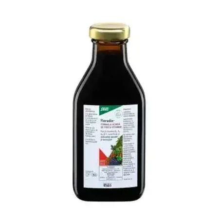 Floradix Флорадикс Жидкий препарат с железом и витаминами, 250 мл, Salus: цены и характеристики