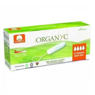 Органические ватные диски Super Plus, 16 штук, Organyc