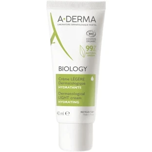 A-Derma BIOLOGY Дерматологічний легкий зволожуючий крем 40 мл