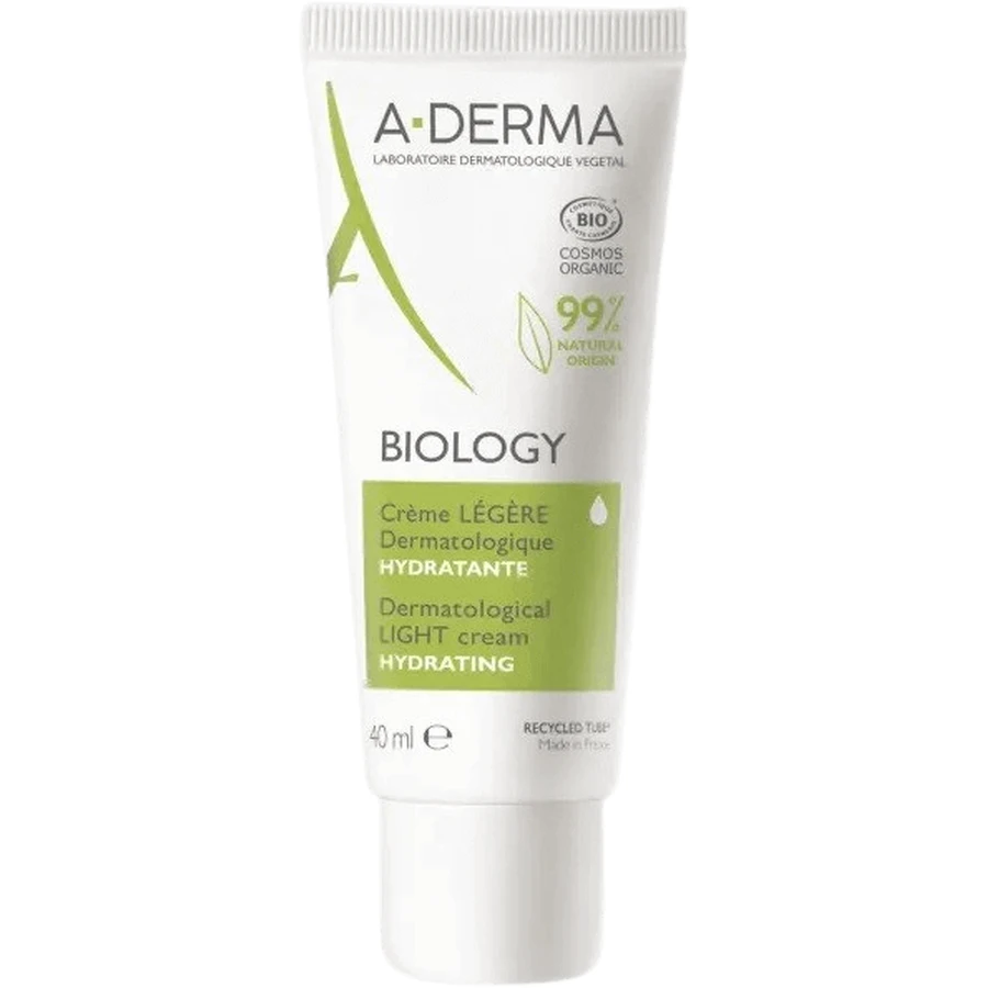 A-Derma BIOLOGY Дерматологічний легкий зволожуючий крем 40 мл: ціни та характеристики