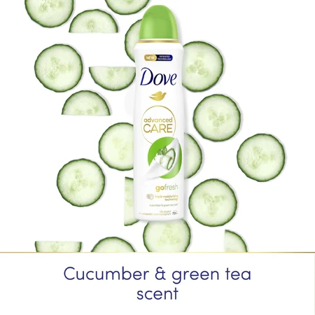 Dove Advanced care go fresh Cucumber & cucumber антиперспирант-спрей 150 мл: цены и характеристики