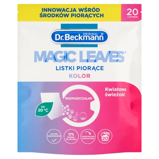 Dr. Beckmann Magic Leaves, листя для прання, Floral Viera, кольорові, 20 штук