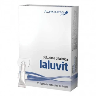 Краплі для очей Ялувіт Alfa Intes Ialuvit 15 флаконів по 0,6 мл