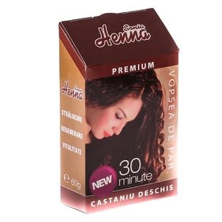 Краска для волос с хной светло-коричневая Sonia Henna, 60 г, Kian Cosmetics