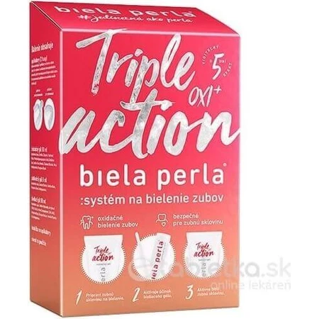 White Perla System тройного действия oxi+ 1×1 шт, система отбеливания зубов: цены и характеристики