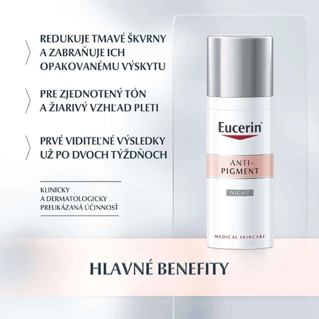 Нічний крем Eucerin ANTI-PIGMENT 50 мл: ціни та характеристики
