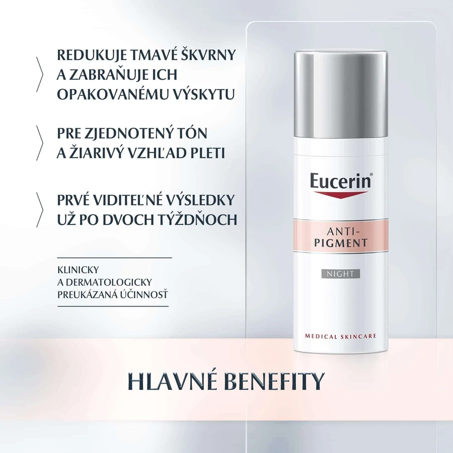 Нічний крем Eucerin ANTI-PIGMENT 50 мл: ціни та характеристики