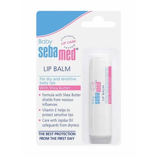 Дерматологічний захисний бальзам для губ, 4,8 г, Sebamed Baby