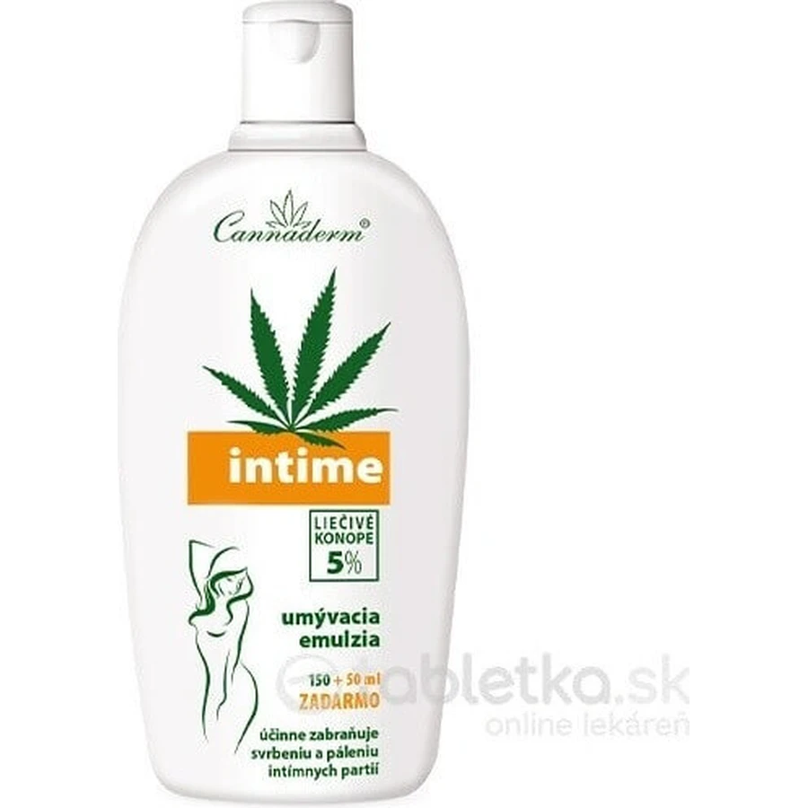 Cannaderm Intime моющая эмульсия 1×200 мл, эмульсия для интимной гигиены: цены и характеристики
