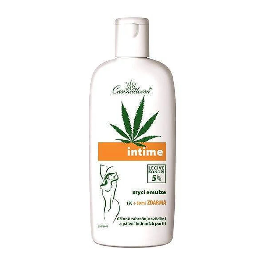 Cannaderm Intime моющая эмульсия 1×200 мл, эмульсия для интимной гигиены: цены и характеристики