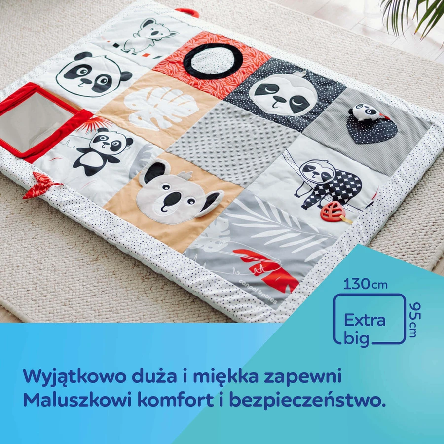 Canpol Babies, развивающий коврик, Tummy Time BabiesBoo, 68/094, с рождения, 1 штука КРАТКАЯ УПАКОВКА: цены и характеристики