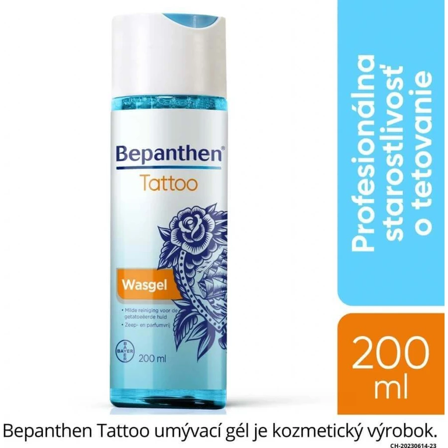 Bepanthen Tattoo Wash Gel 1×200 мл, гель для умывания: цены и характеристики