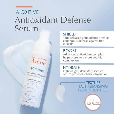 Антиоксидантна захисна сироватка A-OXitive, 30 мл, Avene: ціни та характеристики