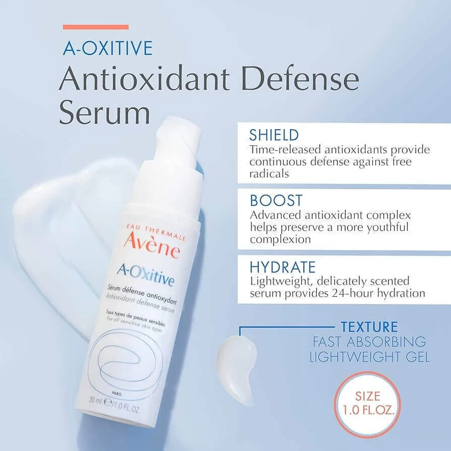 Антиоксидантна захисна сироватка A-OXitive, 30 мл, Avene: ціни та характеристики