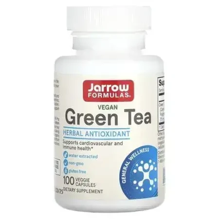 Зеленый чай 500 мг Jarrow Formulas, 100 капсул, Secom: цены и характеристики