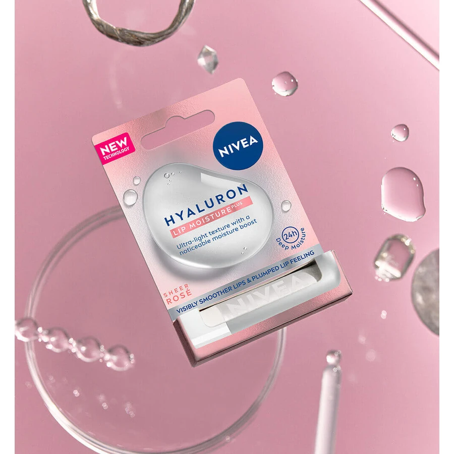 Зволожуючий бальзам для губ Nivea Троянда, 5.2 г: ціни та характеристики