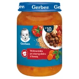 Пюре Gerber Говядина по-старопольски с крупой, после 10 месяцев, 190 г