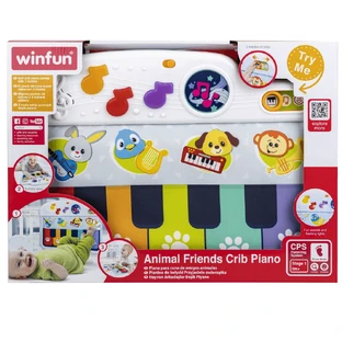 Пианино со звуками и светом, от 3 месяцев, Winfun