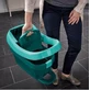 Leifheit Profi Mop + Profi Bucket Set с немоющим покрытием с колесиками 2 шт.