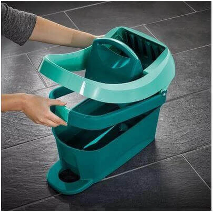 Leifheit Profi Mop + Profi Bucket Set с немоющим покрытием с колесиками 2 шт.: цены и характеристики