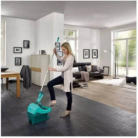 Leifheit Profi Mop + Profi Bucket Set с немоющим покрытием с колесиками 2 шт.: цены и характеристики
