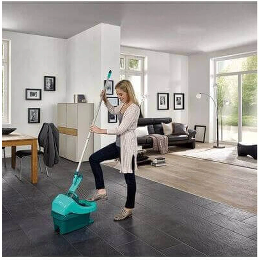 Leifheit Profi Mop + Profi Bucket Set с немоющим покрытием с колесиками 2 шт.: цены и характеристики