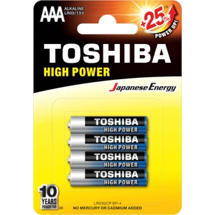 Батарейки Toshiba R3-AAA, 4 шт.