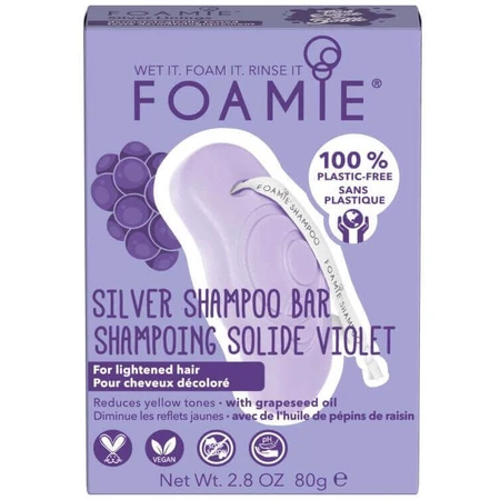 Шампунь-бар Foamie Серебряные линии 80 г: цены и характеристики