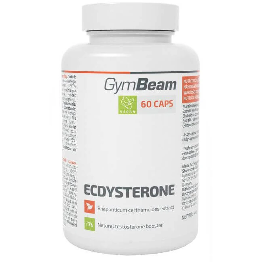 GymBeam Ecdysterone 60 капсул: ціни та характеристики