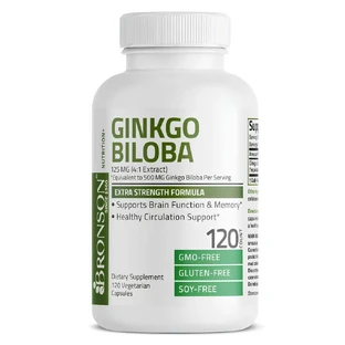 Гінкго білоба, 120 капсул, Bronson Laboratories